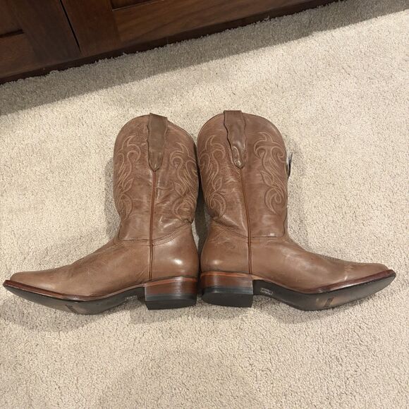 New (scuffs) Shyanne Darby Western Boot Brown Women's Size 8.5M Wide Calf Cowboy - Picture 7 of 15